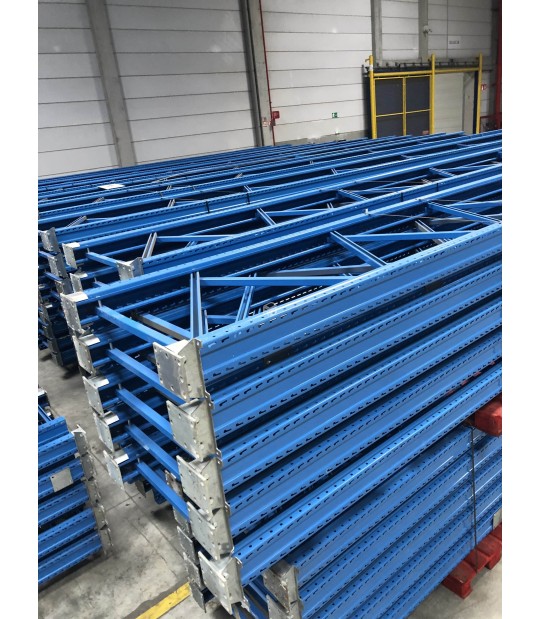 Rayonnage occasion à Palettes - 3 Échelles de 3000 x 1100 mm - Rack Industriel pour Stockage de Palettes