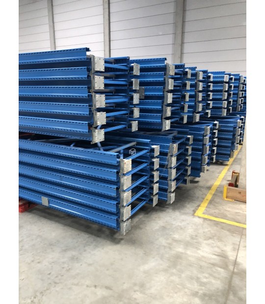 Rayonnage occasion à Palettes - 3 Échelles de 3000 x 1100 mm - Rack Industriel pour Stockage de Palettes