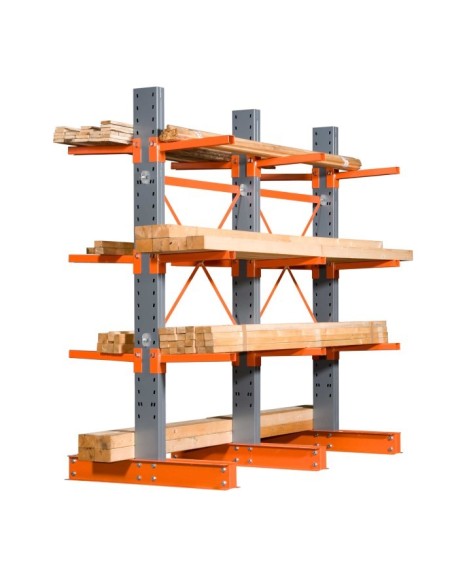 Rayonnage Cantilever Mi-Lourd à Composer - Rack Neuf pour Charges Mi-Lourdes - Solution de Stockage Industriel